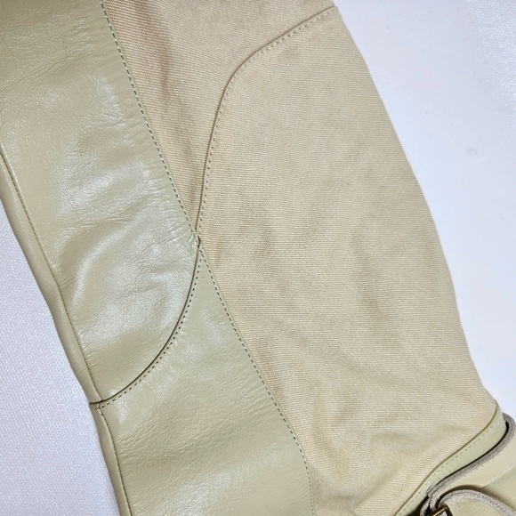 Nicholas K Jedda Over The Knee Boots Wedge Shoes Off-White/Beige Size 37/US 6.5 - Picture 9 of 15